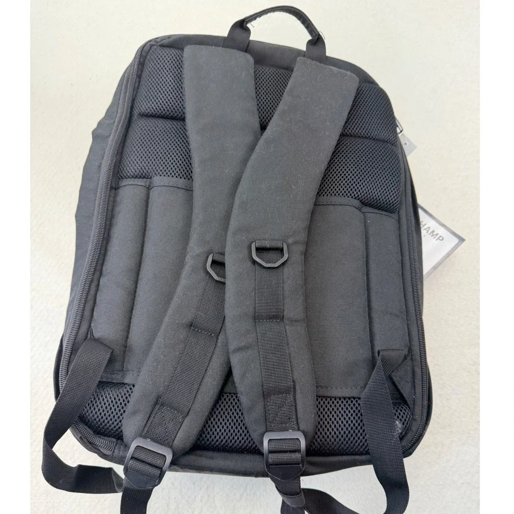 Duchamp London Anti-Theft Laptop Backpack Black 15.6 Inch Travel Bag 16634 NEW